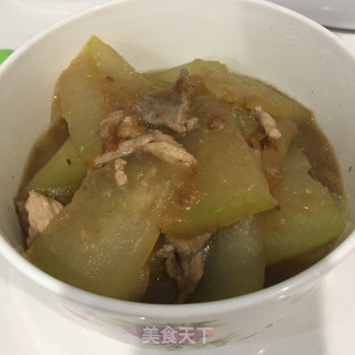 肉片烧冬瓜的做法