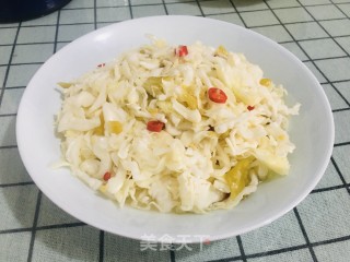 酸辣绿甘蓝的做法