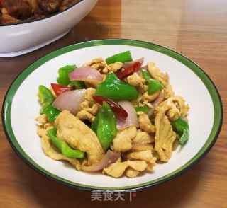 青椒炒鸡胸肉的做法