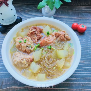 鸡块冬瓜炖粉条的做法