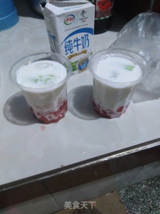 少女心粉色冰饮的做法