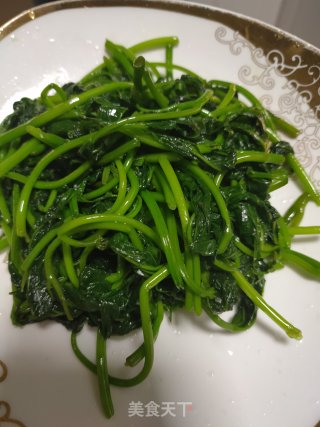 素炒红薯叶的做法