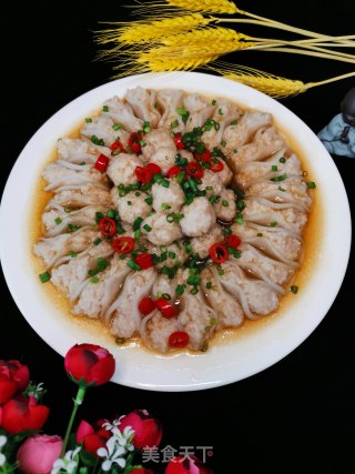 萝卜卷蒸肉圆的做法