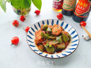 崇明绿茄子炖鱼的做法