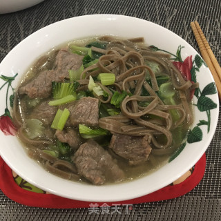 牛肉青菜汤面的做法