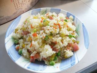 亚麻籽油炒饭的做法