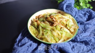 肉片炒包包菜的做法