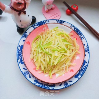 家常土豆丝的做法