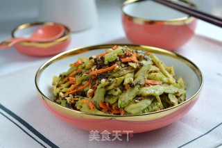 芽菜炒苦瓜的做法