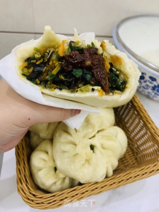 韭菜素包子的做法