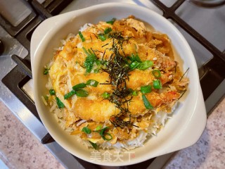 滑蛋炸虾饭 Ebi Katsu Don的做法