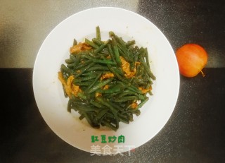 豇豆炒肉的做法