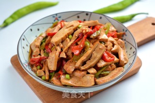 清脂能量素菜之双椒炒香干