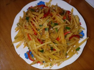 酸辣土豆丝的做法