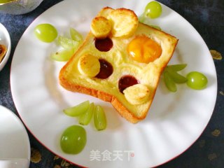 花样鸡蛋吐司早餐的做法