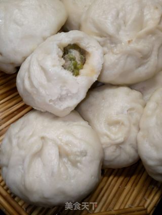 豆角猪肉馅包子