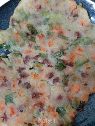 香肠胡萝卜煎饼的做法
