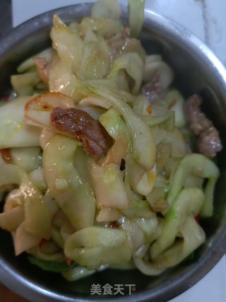 黄瓜肉片的做法