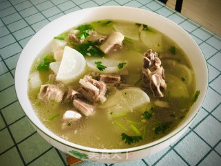 羊小排萝卜汤的做法