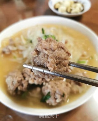 手打肉丸萝卜汤的做法
