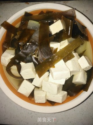 减脂晚餐：冬瓜海带豆腐汤