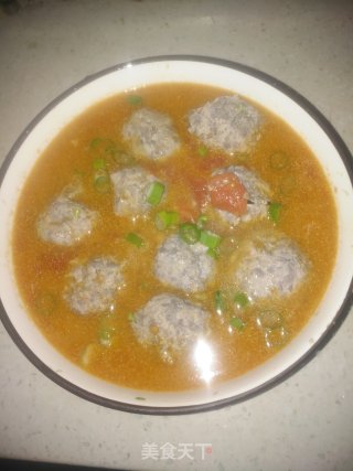 西红柿肉丸汤的做法