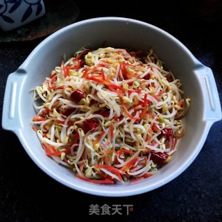 低脂小豆芽的做法