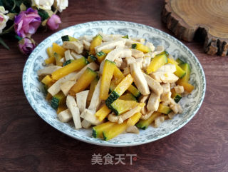 南瓜炒豆腐的做法