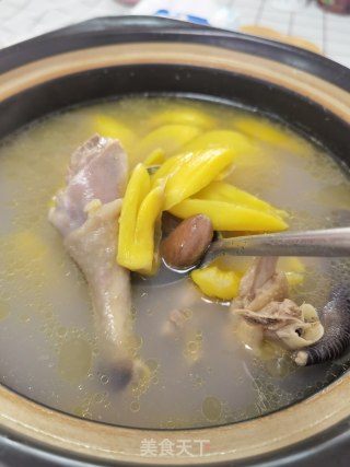 菠萝蜜炖鸡汤的做法