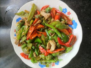 辣椒炒肉的做法