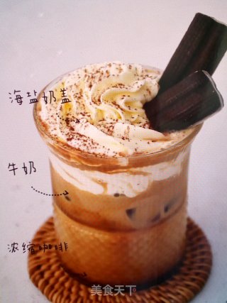 海盐芝士奶盖咖啡的做法