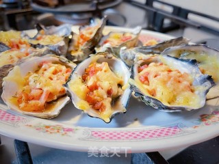 芝士培根焗生蚝的做法