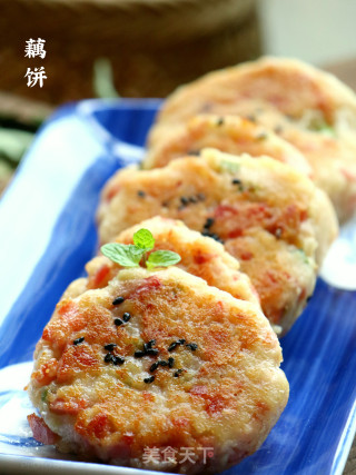 藕饼的做法