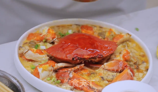 膏蟹蒸肉饼的做法