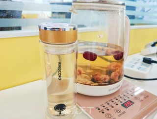 红枣玫瑰花西洋参茶的做法