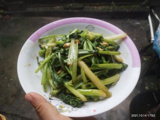 清炒油菜的做法