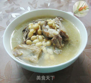 羊排黄豆汤的做法
