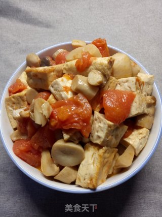 杏鲍菇炖豆腐的做法