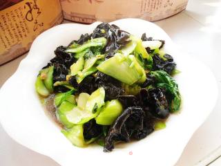 秋木耳油菜的做法