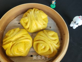 南瓜花卷的做法