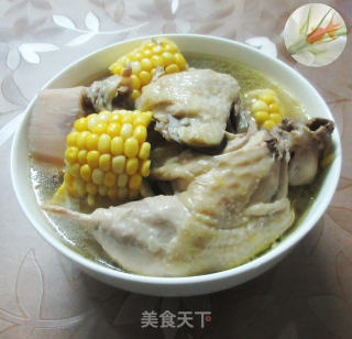 玉米莲藕鸡汤的做法