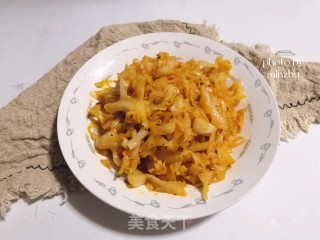 辣炒包菜丝的做法