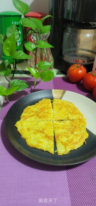 土豆丝鸡蛋饼的做法
