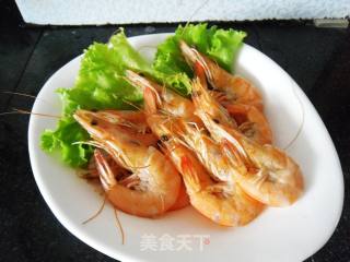 黄酒灼青虾的做法
