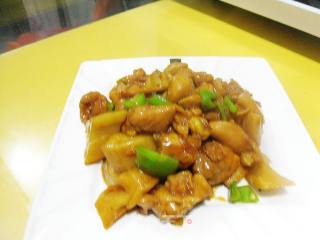 滑炒鸡块的做法