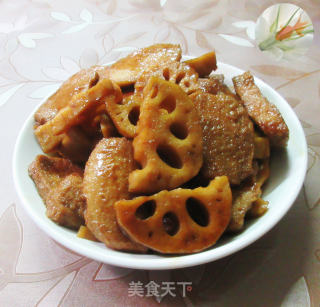 莲藕烧小素鸡的做法