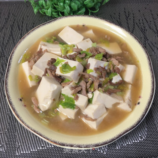 肉末炖豆腐的做法