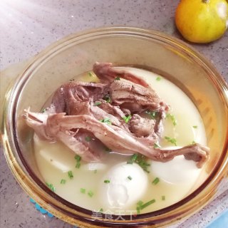 天麻乳鸽汤????????????的做法