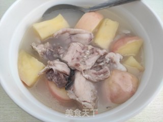 苹果鱼骨汤的做法
