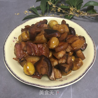板栗香菇红烧肉的做法